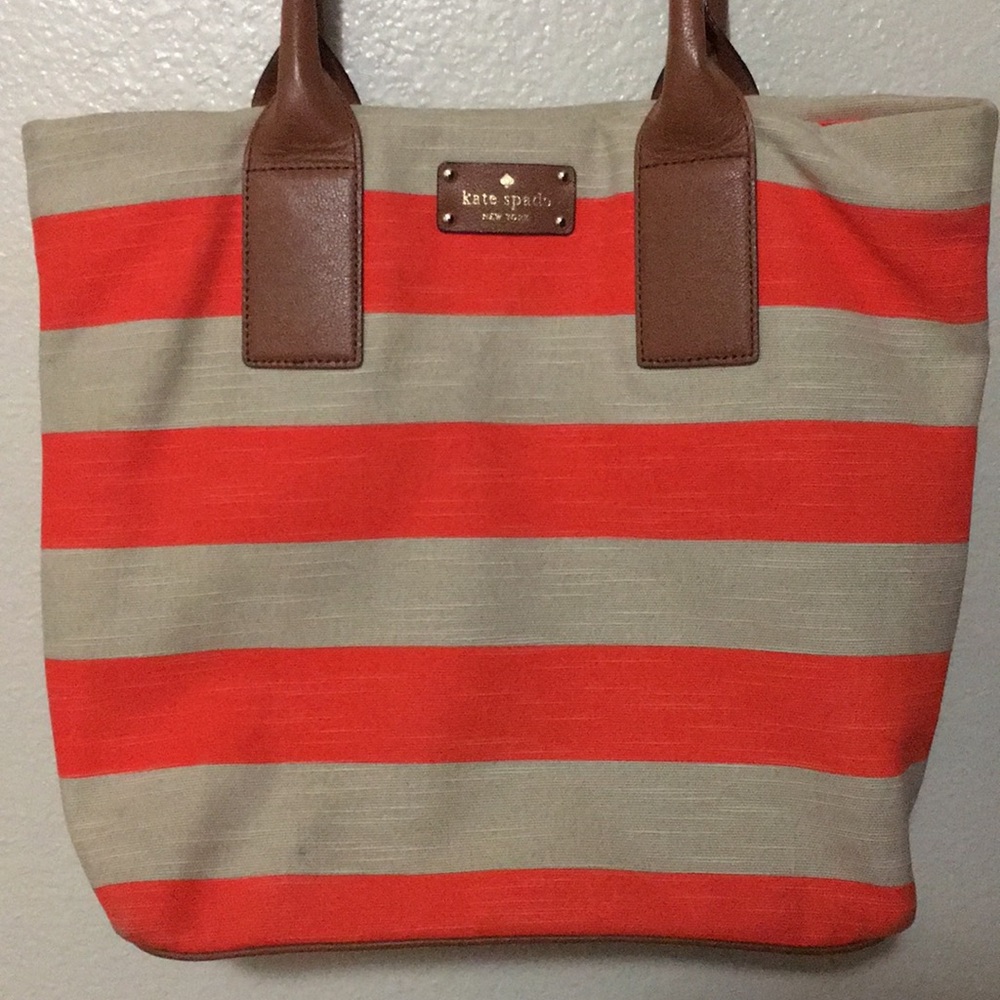 Kate spade canvas tote bag
